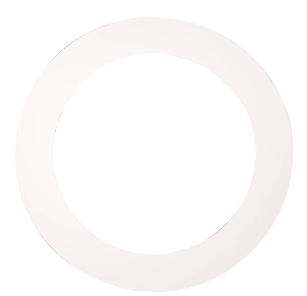 Remo white bass drumhead hole