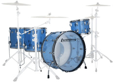 Ludwig Vistalite Zep Kit Blue 14 16F 18F 26BD L9264LX55WC