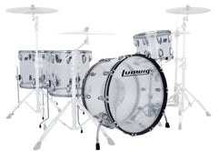 Ludwig Vistalite Zep Kit Clear 14 16F 18F 26BD L9264LX38WC
