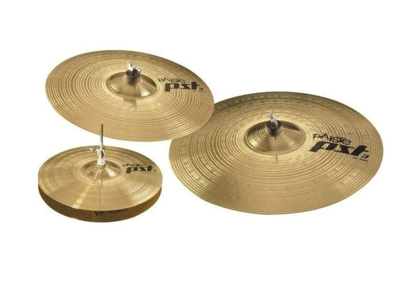 Paiste PST 3 Universal Pack 14" Hi-Hats 16" Crash 20" Ride