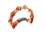 Rhythm Tech Standard Tambourine with Brass Jingles Red