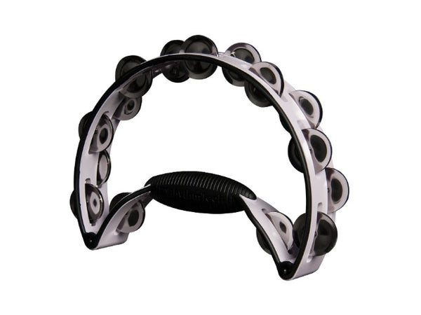Rhythm Tech Pro Tambourine with Steel Jingles White