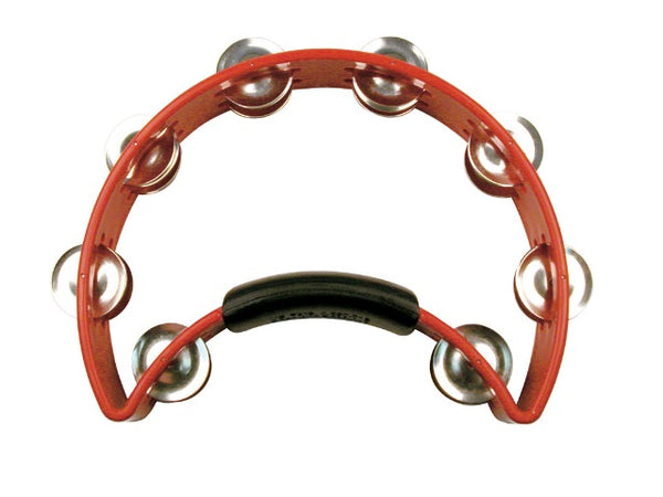 Rhythm Tech Tambourine Nickel Jingles Red