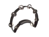 Rhythm Tech Solo Tambourine with Nickel Jingles Black