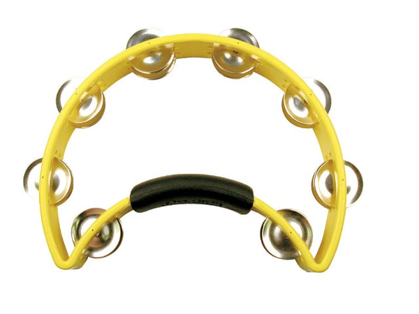 Rhythm Tech Tambourine Nickel Jingles Yellow
