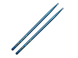 Vater Color Wrap 5A Nylon Tip Drumsticks Blue Sparkle