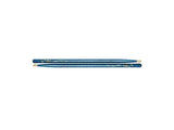 Vater Color Wrap 5A Wood Tip Drumsticks Blue Sparkle