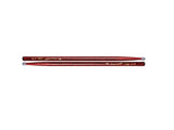 Vater Color Wrap 5A Nylon Tip Drumsticks Red Sparkle