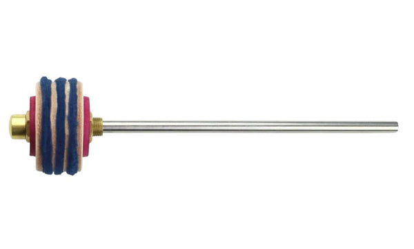 Dragonfly Bass Drum Beater 2 Tone Leather/Fleece