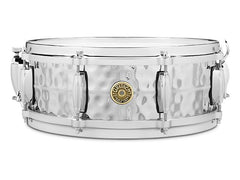 Gretsch 5x14 USA Custom Hammered Chrome Over Brass Snare Drum G4160HB