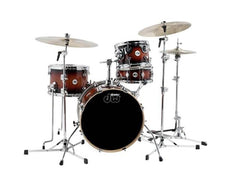 DW Design Series Mini Pro 4 Piece Shell Pack Tobacco Burst DDLG1804TB