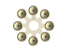Big Fat Snare Drum Octopus White Copper
