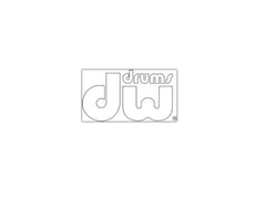 DW Logo Decal White