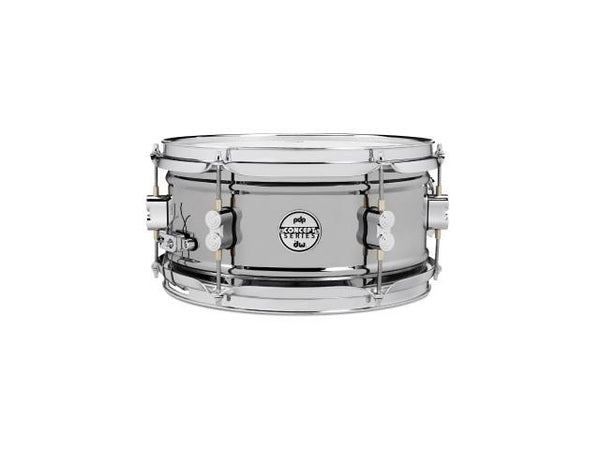 PDP Concept Metal 6x12 Black Nickel over Steel Snare Drum