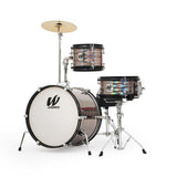 Westbury 3 PC Junior Drum Kit w/ Hardware, Cymbals & Throne - Prismatic Finish