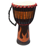 Ecko 12" Carved Djembe Flame