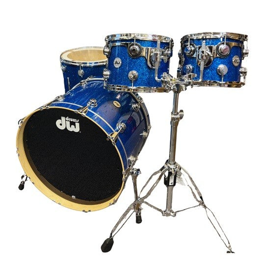 DW Collector's Series Maple 4pc Shell Pack Blue Glass 10 12 16 22