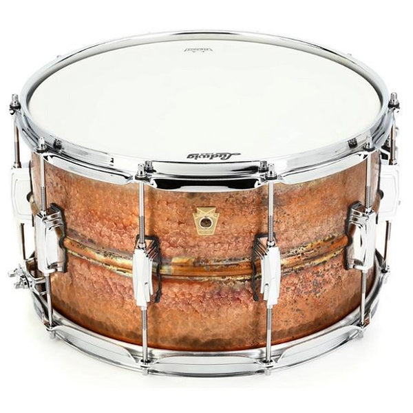 Ludwig 8x14 Raw Bronze Phonic Hammered Snare Drum