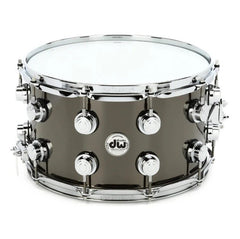 DW Collector's Series 8x14 Black Nickel Over Brass Snare B Stock